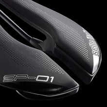 Load image into Gallery viewer, Selle Italia SP-01 Boost TM SuperFlow Road Bike Saddle - Comfortable Road Bicycle Seat for Men and Women - 250 x 146mm, 205g, Black