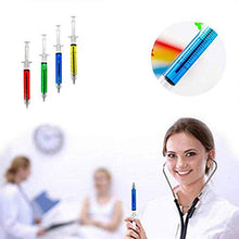 Load image into Gallery viewer, SunAngel 4 Syringe Pens + 6 Syringe Highlighters Fluorescent Needle Watercolor Pen (10 PCS)