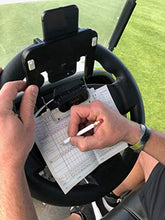 Load image into Gallery viewer, Caddie Buddy Golf Cart Steering Wheel Phone Mount/Scorecard Pro