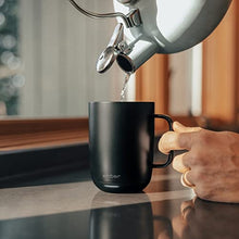 Load image into Gallery viewer, Ember Temperature Control Smart Mug 2, 14 oz, Black, 80 min. Battery Life - App Controlled Heated Coffee Mug - Improved Design