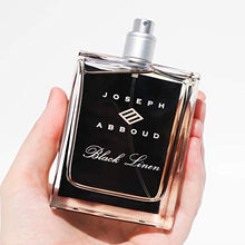 Load image into Gallery viewer, Joseph Abboud Black Linen - Cologne Fragrance Spray for Men - Grapefruit, Clary Sage and Haitian Vetiver - Daring and Intoxicating Scent - 3.4 oz 100 ml