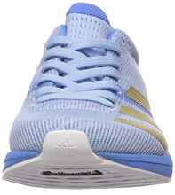 Load image into Gallery viewer, adidas Women's Adizero Boston 8 Running Shoe, Glow Blue/Gold Metallic/Real Blue, 6 M US