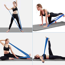 Load image into Gallery viewer, OMERIL Resistance Bands Set, 3 Pack Latex Exercise Bands with 3 Resistance Levels, Skin-Friendly Elastic Bands with Carrying Pouch for Home Workout, Strength Training, Physical Therapy, Yoga, Pilates