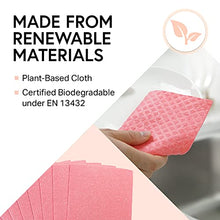 Load image into Gallery viewer, Swedish Wholesale Swedish Dish Cloths - 10 Pack Reusable, Absorbent Hand Towels for Kitchen, Counters & Washing Dishes - Cellulose Sponge Cloth - Eco Friendly Gifts - Assorted