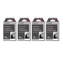 Load image into Gallery viewer, Fujifilm Instax Mini Instant Film Monochrome 4-Pack Bundle Set, Mono Chrome (10 x 4 = 40) # 337556 for Mini 90 8 70 7s 50s 25 300 Camera SP-1 Printer