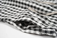 Load image into Gallery viewer, Big Boys Teeny Pajama Pants Plaid Print Breathable Lightweight Sleep Lounge Bottoms with Pocket (Blue, S)