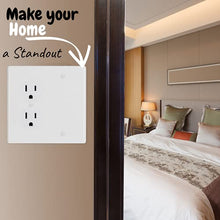 Load image into Gallery viewer, Bates- 2-Gang Combination Wall Plate, 2 Pack, 1 Duplex/1 Blank Standard Size, 2 Gang Wall Plate, Outlet Covers, Wall Plates, Outlet Wall Plate, Double Gang Wall Plate, Outlet Cover 2 Gang.