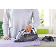 Load image into Gallery viewer, Sunbeam Cordless or Corded 1500-Watt Anti-Drip Ceramic Hybrid Clothes Iron with Vertical Steam and Auto-Off Function (GCSBNC-200), Grey