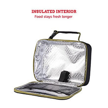 Load image into Gallery viewer, Whiskware Insulated Soft Cooler Lunch Box for School, Work, and Travel, One Size, Black