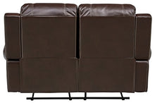 Load image into Gallery viewer, Cambridge Clark Double Reclining Love Seats Living Room Furniture, Brown