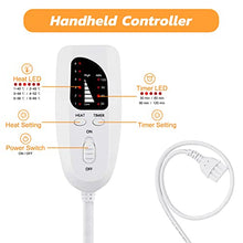Load image into Gallery viewer, Heating Electric Pad for Back, Shoulders, Abdomen, Legs, Arms, Electric Fast Heat Pad with Heat Settings, Auto Shut Off (12"×24'')