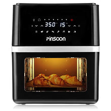 Load image into Gallery viewer, PINSOON 10-Quart Air Fryer (Rotisserie Shaft & Layer Racks & Nonstick Basket), Electric Hot Air Fryer Oven Oilless Cooker, Full Circle Heated Cyclonic System, 12 Accessories, 8 Cooking Presets, LED Digital Touchscreen (50 Recipes)