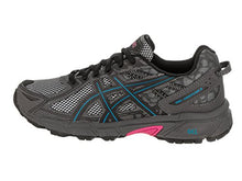 Load image into Gallery viewer, ASICS Women's Gel-Venture 6 Running Shoes, 11M, Black/Island Blue/Pink Glow
