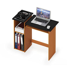 Load image into Gallery viewer, Furinno Econ Multipurpose Computer Writing Desk, Light Cherry/Black