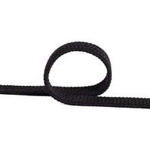 Load image into Gallery viewer, Young Boys Girls | Braided Stretch Elastic Belt | Pin Prong Buckle | Loop End Tip | 1" width (Black, Waist 16"-18”)