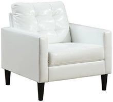 Load image into Gallery viewer, ACME Balin White Faux Leather Accent Chair