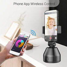 Load image into Gallery viewer, Smart Portable Selfie Stick,360°Rotation Auto Face Object Tracking Camera Tripod Holder Smart Shooting Cell Phone Camera Mount, Vlog Shooting Smartphone Mount Holder for All iPhone Android Phone