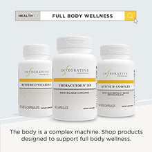 Load image into Gallery viewer, Integrative Therapeutics Theracurmin HP - Curcumin -Turmeric Supplement - for Muscle Recovery and Relief of Minor Pain Due to Occasional Overuse* - Vegan - Dairy Free - Gluten Free - 120 Capsules