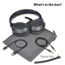 Load image into Gallery viewer, Avantree Aria Bluetooth Active Noise Cancelling Headphones with Boom Mic for PC Computer Phone Call, Good Sound, Replaceable Spacious Ear Pads, 35H, Wireless & Wired ANC Over Ear Home Office Headset