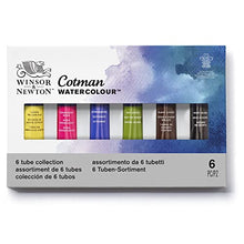 Load image into Gallery viewer, Winsor & Newton Cotman Water Colour Paint, Set of 6, 8ml Tubes
