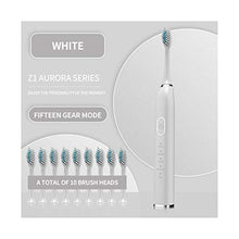 Load image into Gallery viewer, JINSUO Xiaobingbingjiaju Ultrasonic Sonic Electric Toothbrush 10 Mode USB Rechargeable Electronic Tooth Brush Waterproof Teeth Whitening Dental Brush (Color : Multi)
