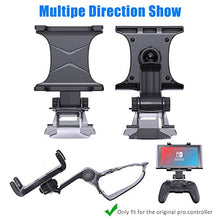 Load image into Gallery viewer, OIVO Pro Controller Clip Mount Compatible with Nintendo Switch/Switch Lite, Adjustable Clip Clamp Holder Mount