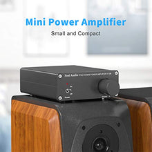 Load image into Gallery viewer, 2 Channel Amplifier Stereo Audio Amp Mini Hi-Fi Class D Integrated TPA3116 Amp for Home Speakers 50W x 2, with 19V 4.74A Power Supply - Fosi Audio V1.0B Black