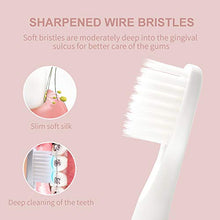 Load image into Gallery viewer, Seago Rechargeable Sonic Toothbrush for Kids Age 6+,with Intelligent Timer Waterproof IPX7, Electric Toothbrush with 2 Replaceable Soft bristles Head SG548(White)