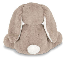 Load image into Gallery viewer, Bearington Boomer Plush Taupe and White Bunny Stuffed Animal, 10.5 inches