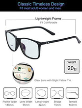 Load image into Gallery viewer, YAROCE Blue Light Blocking Glasses Women/Men, Anti Eyestain Computer Gaming Glasses Lightweight Nerd Eyeglasses Non Prescription