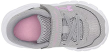 Load image into Gallery viewer, Under Armour Girls' Infant Assert 9 Alternate Closure, Gray Wolf (100)/Pacific Purple, 9K M US