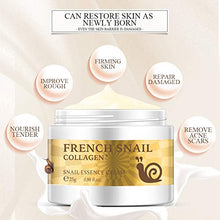 Load image into Gallery viewer, 2 Pack Snail Essence Face Cream - Acne Scar Removal Cream Skin Moisturizing Nourishing Collagen Essence Cream for Damaged Skin Repair