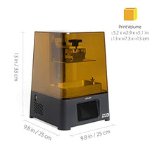 Load image into Gallery viewer, Phrozen Sonic Mini 4K LCD Resin 3D Printer, Monochrome/Mono LCD Screen, Matrix LED UV Light Tech, Longer Working Hours, for Jewelry-Making and Miniatures, L5.2 x W2.9 x H5.1 Printing Volume