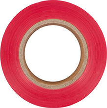 Load image into Gallery viewer, Morris Products Underground Electrical Caution Tape – 3-inch Width – Detectable from 12-18 Inch Depths – Yellow, Black – Printed With Caution Buried Electrical Line Below – 300 ft. Length, Red