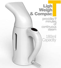 Load image into Gallery viewer, Magictec Portable Travel Garment Steamer Handheld Fabric Steamer Fast Heat-up Powerful Garment Clothes Steamer with High Capacity for Home and Travel 60s Fast Heat, 360 Anti-Drip, Fabric Iron