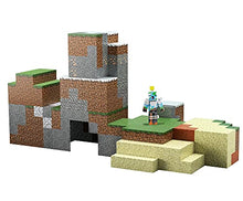 Load image into Gallery viewer, Minecraft Overworld Protector Playset, Accessories and Papercraft Blocks, Creative, Building Toy Set for Kids Ages 6 Years and Older