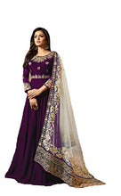 Load image into Gallery viewer, New Desiner Indian/Pakistani Ethnic wear Georgette Anarkali Gown LT (Purple, X-LARGE-44)