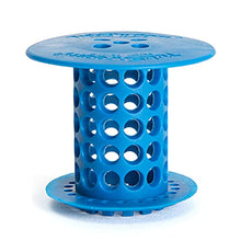 Load image into Gallery viewer, TubShroom Revolutionary Tub Drain Protector Hair Catcher/Strainer/Snare, Blue