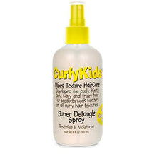 Load image into Gallery viewer, CurlyKids Mixed Hair HairCare Set Super Detangling Shampoo 8.0 Ounce, Conditioner 8.0 Ounce, Spray 6.0 Ounce, Curly Crème Conditioner 6.0 Ounce - 4-Pack