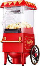 Load image into Gallery viewer, Ke- Popcorn Maker, 1200W Hot Air Popcorn Machine, Household Retro Popcorn Popper with Measuring Cup and ETL Certification, No Oil Needed BPA Free, for Party, Christmas, and Movie Nights, Red