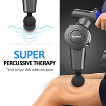 Load image into Gallery viewer, RENPHO Massage Gun with Adjustable Arm, Deep Tissue Muscle Percussion Massager gun,Portable Case Percussion Electric Back Massagers for Self Athletes Muscle Relax&Stiffness FooT Hand Pain Relief Gifts