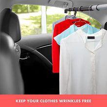 Load image into Gallery viewer, VaygWay Expandable Car Clothes Bar- Hanger Metal Storage Suit Rod-Car Hanging Closet Organizer Rack- Portable Seat Rack Universal Fit- Car Van Truck RV SUV Fit