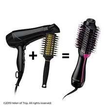 Load image into Gallery viewer, REVLON 1100 Watt 3 Heat 2 Speed Pro Collection One Step Ionic Hair Dryer and Volumizer