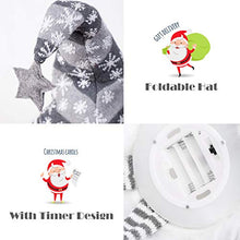 Load image into Gallery viewer, EDLDECCO Christmas Gnome with Light Timer 27 Inches Set of 2 Knitted Hat Nisse Figurine Plush Swedish Nordic Tomte Scandinavian Elf X'Mas Holiday Party Home Decor Ornaments (Red & Grey)