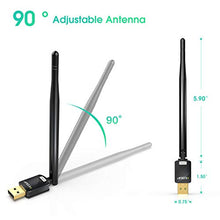 Load image into Gallery viewer, EDUP LOVE USB Wi-Fi Adapter with 6dBi Antenna, USB Wireless 150Mbps Network Adapter WiFi Dongle for Laptop Desktop PC Support Windows 10/8.1/7 /XP/Vista/Mac OS