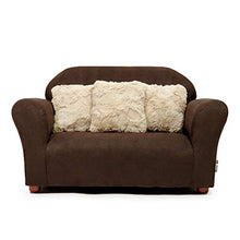 Load image into Gallery viewer, Keet Plush Childrens Set, Sofa, Chair and Ottoman, Brown