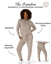 Load image into Gallery viewer, Kindred Bravely Bamboo Maternity & Postpartum Joggers | Maternity Lounge Pants for Women (Stone, XX-Large)