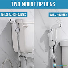 Load image into Gallery viewer, Hand Held Bidet Attachment for Toilet – 4 Ft. Hose Handheld Bidet Sprayer for Toilet – Toilet Bidet Sprayer for Intimate Care, Cloth Diapers, Toilet Cleaner – Bathroom Accessories by Purrfectzone