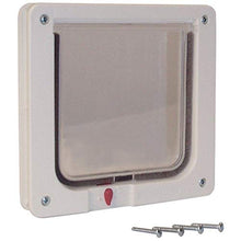 Load image into Gallery viewer, Ideal Pet Products Cat Flap Door with 4 Way Lock, 6.25" x 6.25" Flap Size