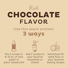 Load image into Gallery viewer, KOS Organic Plant Based Protein Powder, Chocolate - Delicious Vegan Protein Powder - Keto Friendly, Gluten Free, Dairy Free & Soy Free - 2.6 Pounds, 30 Servings